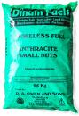 Anthracite Small Nuts 25kg Prepacked Collected
